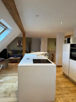Cuisine ou kitchenette dans l'établissement gite 4-6 personnes
