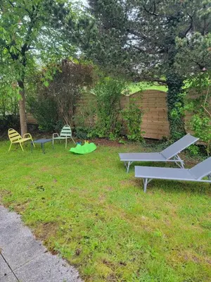 Jardin de l'établissement Chez Carine et Jonathan