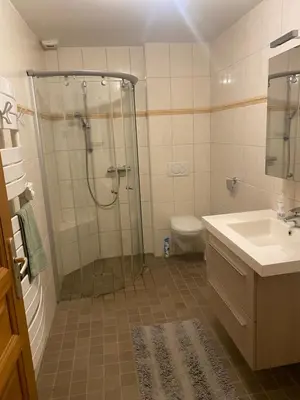 Salle de bains dans l'établissement Appartement Cosy