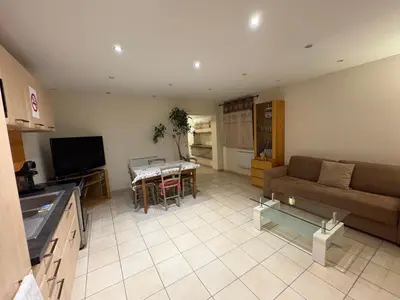 Cuisine ou kitchenette dans l'établissement Appartement Cosy