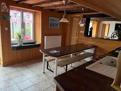 Coin salon dans l'établissement ferme des grands blaise