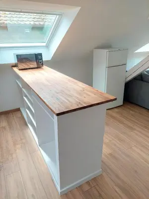 Cuisine ou kitchenette dans l'établissement Cosy 4 - Audincourt centre