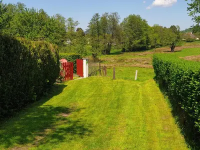 Jardin de l'établissement Chalet cosy dans les Vosges, cadre paisible, 4 pers. - FR-1-589-792