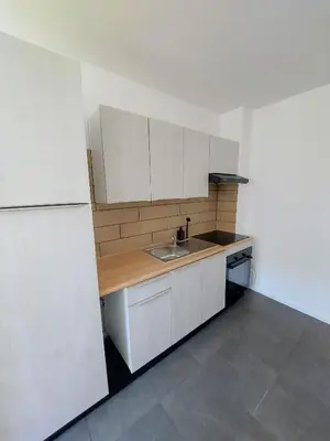 Cuisine ou kitchenette dans l'établissement Cosy 1 - Mulhouse centre