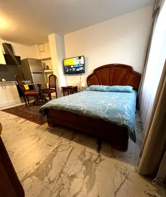 Un ou plusieurs lits dans un hébergement de l'établissement Studio 1 room 25 sqf