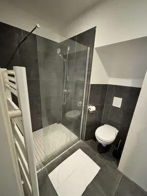 Salle de bains dans l'établissement Le Nid en Rotin Apartment