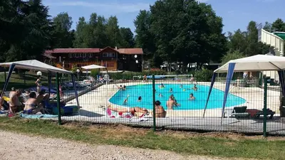 Piscine de l'établissement Chez Dom & Oli camping GINA PARK ou située à proximité