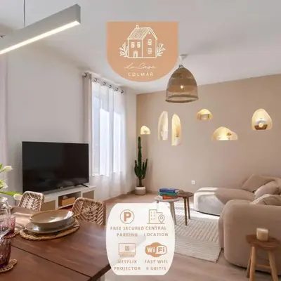 2BR Apartment near Colmar Centre - Boho Style