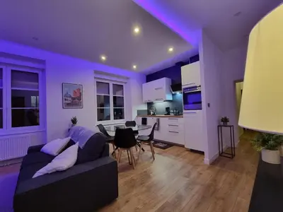 Cuisine ou kitchenette dans l'établissement Appartement au centre historique ツ