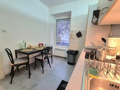 Cuisine ou kitchenette dans l'établissement L'Arquebuse