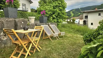 Vue générale sur la montagne ou vue sur la montagne depuis l'appartement