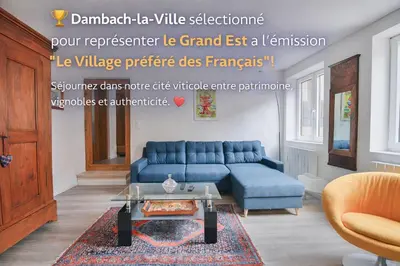 Coin salon dans l'établissement APPARTEMENT JANGO - Au Calme des Vignes - Parking privatif & Animaux Bienvenus