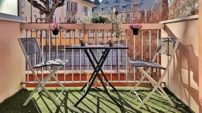 Balcon ou terrasse dans l'établissement Chez Coralie - T2, 2 pers, parking, balcon