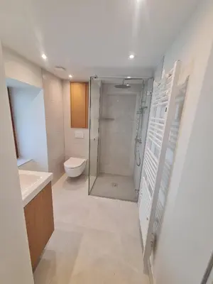 Salle de bains dans l'établissement L'Ecrin du Rempart