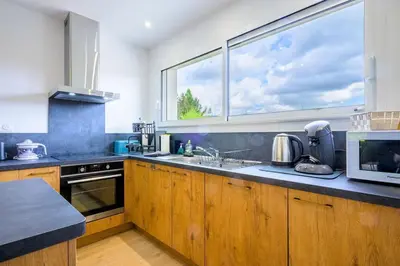 Cuisine ou kitchenette dans l'établissement Ma Bonne Etoile