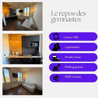 Plan de l'établissement Modern Studio in Mulhouse Perfect for a Stay