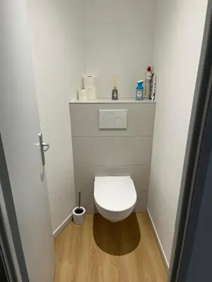 Salle de bains dans l'établissement Appartement T3 Duplex centre ville