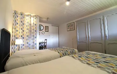 Un ou plusieurs lits dans un hébergement de l'établissement Chalet de Grany, magnifique vue sur le lac de Gérardmer