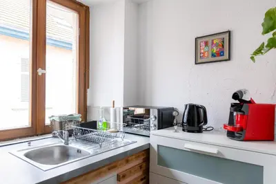 Cuisine ou kitchenette dans l'établissement Centre historique - Au coeur de l'Alsace