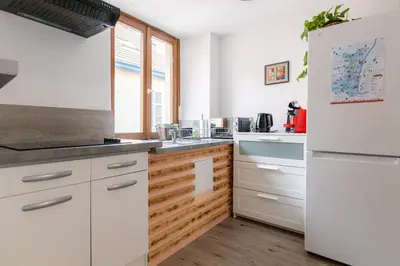 Cuisine ou kitchenette dans l'établissement Centre historique - Au coeur de l'Alsace