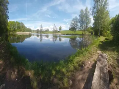 Paysage naturel près de la maison de vacances