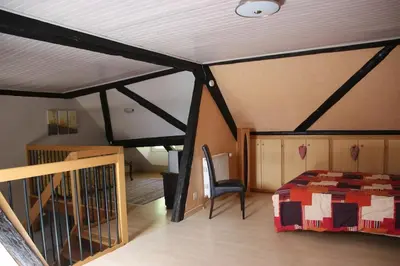 Un ou plusieurs lits dans un hébergement de l'établissement Gîte des Chamois