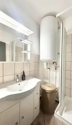 Salle de bains dans l'établissement L evasion familiale