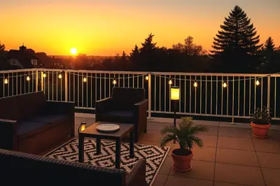 Balcon ou terrasse dans l'établissement Skylight46 La Terrasse St Louis