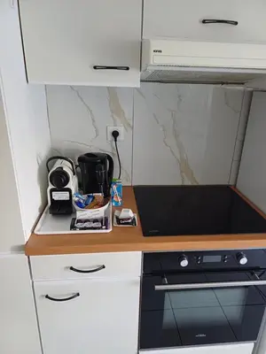 Cuisine ou kitchenette dans l'établissement Skylight46 La Terrasse St Louis
