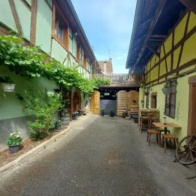 Gîte typique alsacien maison vigneronne 18e siècle