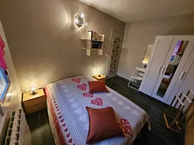Un ou plusieurs lits dans un hébergement de l'établissement Chez Corinne