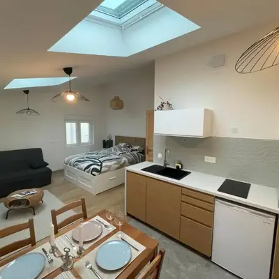 Zenith spacious studio in a central and quiet area near Basel