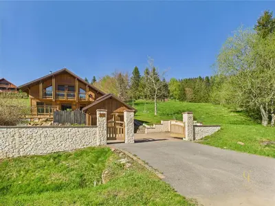 Paysage naturel près de le chalet