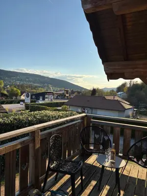 Paysage naturel près de le chalet