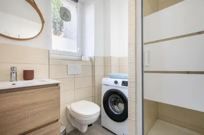 Salle de bains dans l'établissement L'Échappée douce - Central, paisible et lumineux