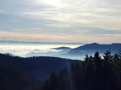 Paysage naturel près de la maison de vacances