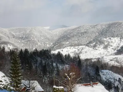 L'établissement Les hauts du Schliffels en hiver