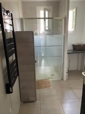 Salle de bains dans l'établissement La Savoureuse