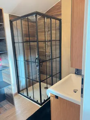 Salle de bains dans l'établissement New appartement