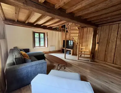 Coin salon dans l'établissement La Ferme Alter Native