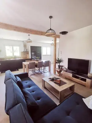 Télévision ou salle de divertissement dans l'établissement Gîte des Hirondelles 4 à 5 personnes proche Europapark