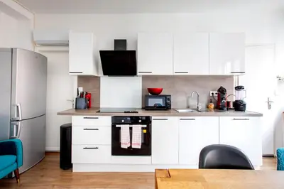 Cuisine ou kitchenette dans l'établissement Two room apartment - centre historique