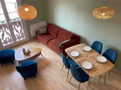 Coin salon dans l'établissement Le Petit Carrousel