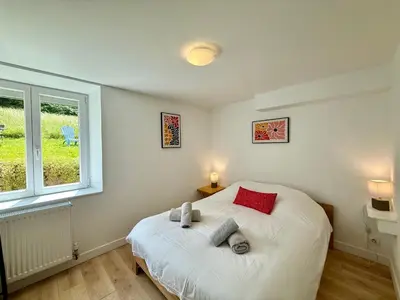 Un ou plusieurs lits dans un hébergement de l'établissement La Schlucht, bel appartement & centre-ville