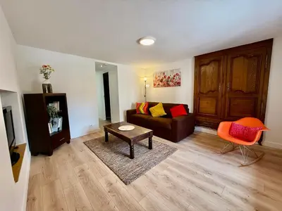 Coin salon dans l'établissement La Schlucht, bel appartement & centre-ville