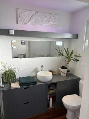 Salle de bains dans l'établissement Clos de la filature sauna et bien-être