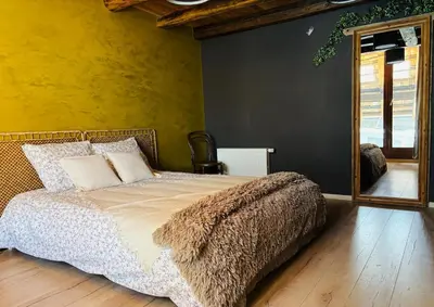 Un ou plusieurs lits dans un hébergement de l'établissement Maison individuelle à Ueberstrass