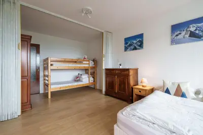Un ou plusieurs lits dans un hébergement de l'établissement Le Chitelet 506 - Au pied des pistes