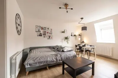 Un ou plusieurs lits dans un hébergement de l'établissement MonSéjourCosy - L'Urban - Cosy - Netflix