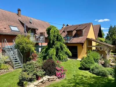 Jardin de l'établissement Grand T3, 2 chambres, jardin au calme - Gîte du Photographe